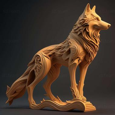 3D model WolfQuest (STL)